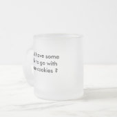 Plätzchen-Monster-Tasse Mattglastasse (Vorderseite Links)