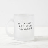 Plätzchen-Monster-Tasse Mattglastasse (Links)