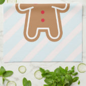 Plätzchen niedlicher Kawaii Lebkuchen-Mann Küchentuch (Gefaltet)