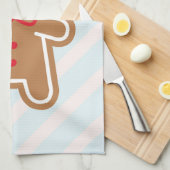 Plätzchen niedlicher Kawaii Lebkuchen-Mann Küchentuch (Viertel Falte)