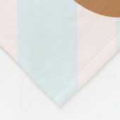 Plätzchen-niedliches Lebkuchen-Mädchen Fleecedecke (Ecke)