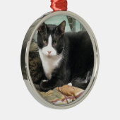 Plätzchen Silbernes Ornament (Rechts)