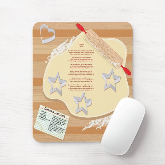 Plätzchen-Stern Mousepad (Mit Mouse)