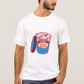 Plätzchen-Teig-Eiscreme T-Shirt (Vorderseite)