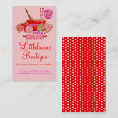 Plätzchen-und Süßigkeitens-Geschäfts-nennende Telefonnummerkarte (Vorne/Hinten)