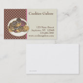 Plätzchen-Visitenkarte Visitenkarte (Vorne/Hinten)