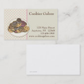 Plätzchen-Visitenkarte Visitenkarte (Vorne/Hinten)