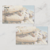 Plätzchen-Visitenkarten 002 Visitenkarte (Vorne/Hinten)