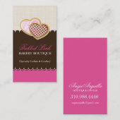 Plätzchen-Visitenkarten Visitenkarte (Vorne/Hinten)