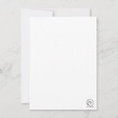 Plätzchen Zeit, Herzens Zeit Dankeskarte (Rückseite)