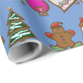 Plätzchenausschnitt Geschenkpapier (Rolleneckpunkt)