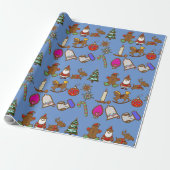 Plätzchenausschnitt Geschenkpapier (Ungerollt)
