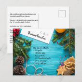 Plätzchenrezept Postkarte (Vorne/Hinten)