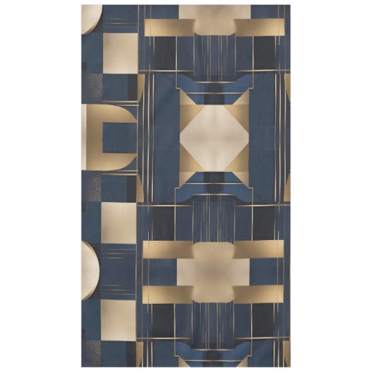 Plätze auf Blue AI Art Tischdecke (Vorderseite)