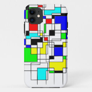 Plätze, die sich in Mondrien aufhalten Case-Mate iPhone Hülle