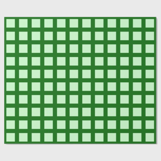 Plätze - Ghost Green on Forest Green Geschenkpapier (Flach)