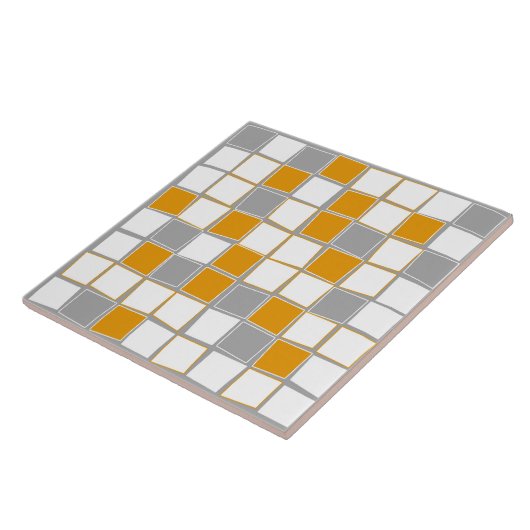 Plätze, grau, weiß, Senfgelb, modern Fliese (Seite)