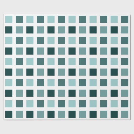 Plätze - Grüne Schattierungen Geschenkpapier (Flach)