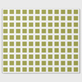 Plätze - Olive on White Geschenkpapier (Flach)