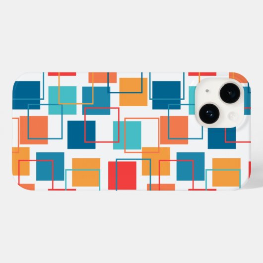 Plätze und Konturen Case-Mate iPhone Hülle (Rückseite (Horizontal))