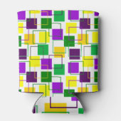 Plätze und Konturen von Mardi Gras Dosenkühler (Rückseite)