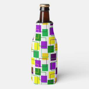 Plätze und Konturen von Mardi Gras Flaschenkühler