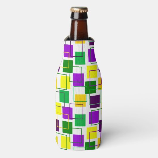 Plätze und Konturen von Mardi Gras Flaschenkühler (Flaschenvorderseite)