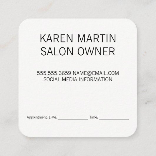 Platzhalterbuchungen | QR-Code Terminkarte (Rückseite)