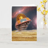 Platzhalterkarte Buggy geklappt Karte (Gelbe Blume)