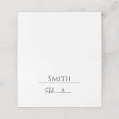 Platzhalterkarte für Vorlagen Platzkarte (Außenseite Aufgefaltet)