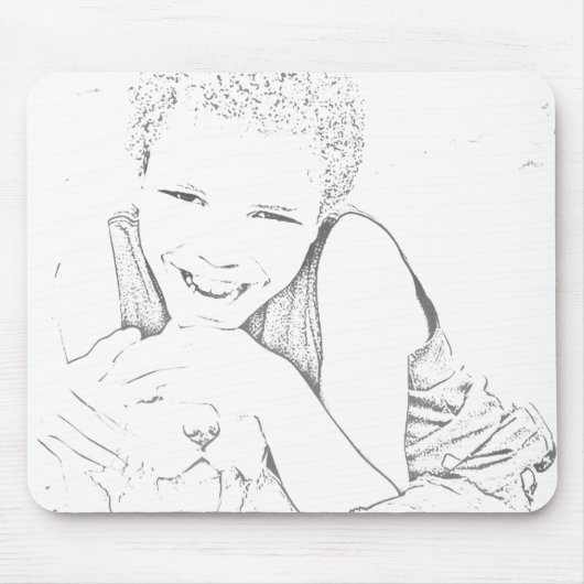 Platziere deine Lieblings-Person oder dein Haustie Mousepad (Vorne)