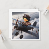 Platzieren Sie mein Gesicht in das Bild, fliegende Karte (Vorderseite/Rückseite Beispiel)