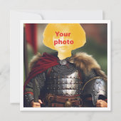 Platzieren Sie mein Gesicht in das Bild, sehen Sie Karte (Vorderseite)