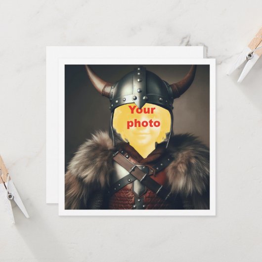 Platzieren Sie mein Gesicht in das Bild, sehen Sie Karte (Vorderseite/Rückseite Beispiel)