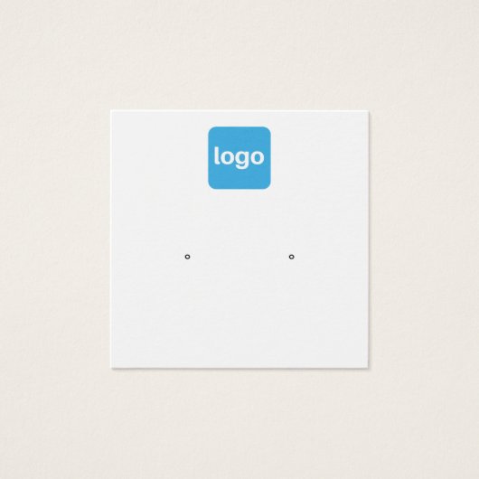 Platzierte Platzierung der Logo-Platine mit HOlder (Vorderseite)