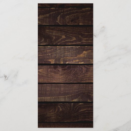 Platzierung Danke, Rustic String lights Card Programm (Rückseite)