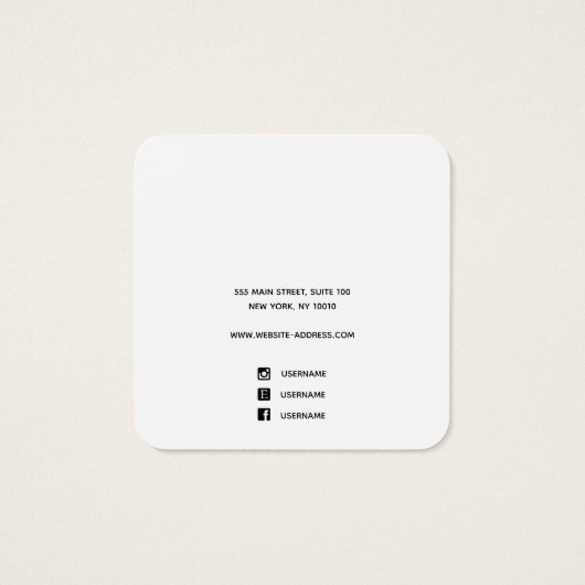 Platzierung der Logokombination Schwarzer Ohrring  (Rückseite)