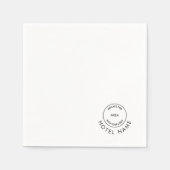 Platzierung einer beliebigen Farbe im Bereich Name Serviette (Vorderseite)