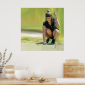 Platzierung - Leinwand in Golf Print Poster (Küche)
