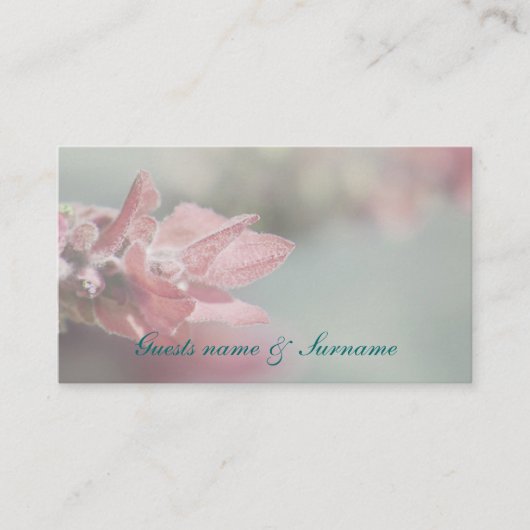 Platzierung von Lavendeltischen Platzkarte (Vorderseite)