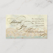 Platzierungskarte Great Egret Coastal Beach Platzkarte (Rückseite)