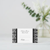 Platzierungskarten für die Hochzeitsplattform für Platzkarte (Stehend Vorderseite)