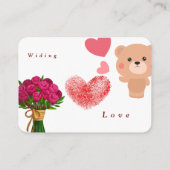 Platzkarte (Rückseite)