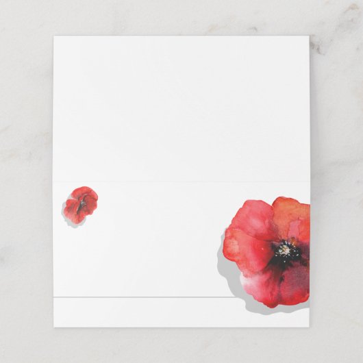 Platzkarte (Außenseite Aufgefaltet)