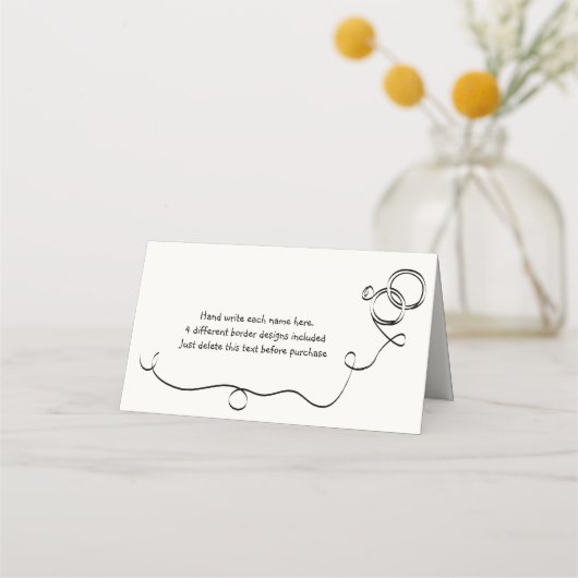 Platzkarte (Vorderseite)