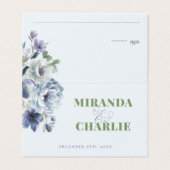 Platzkarte (Außenseite Aufgefaltet)