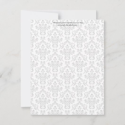 Platzkarte (Rückseite)