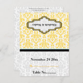 Platzkarte (Vorne/Hinten)