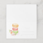 Platzkarte Aquarellfarben (Außenseite Aufgefaltet)