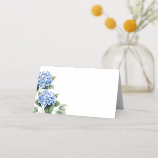 Platzkarte-Blue Hydrangeas Platzkarte